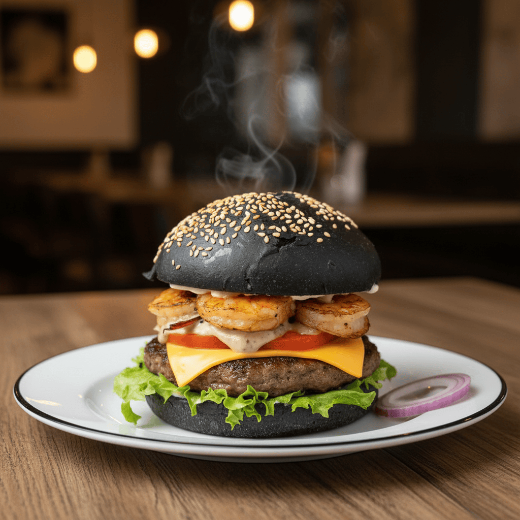 The Surf and Rail Express burger at Grill Station Saskatoon